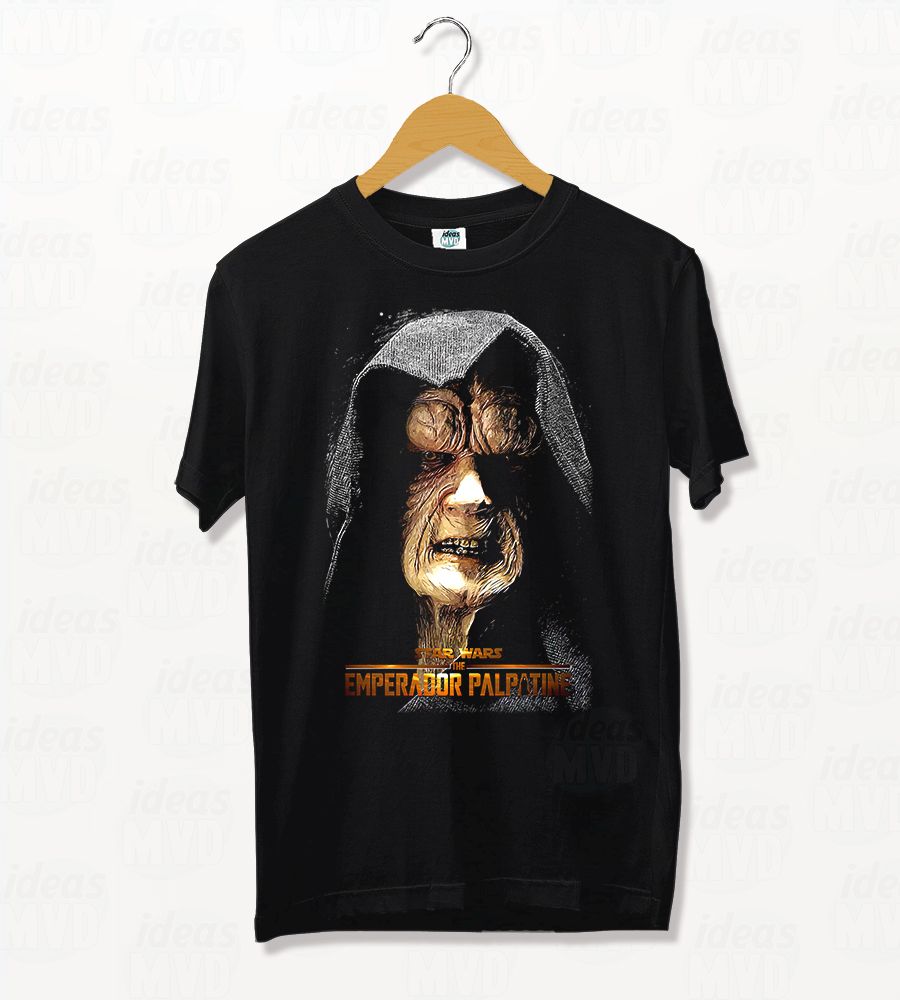 Remera Star Wars Palpatine (Negra)