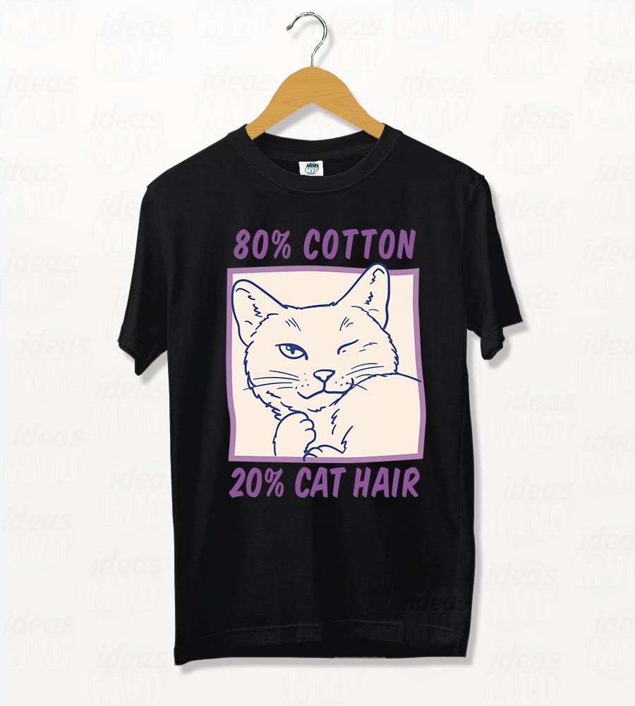 Remera Gatito 80% Cotton (Colores) - Imagen 5