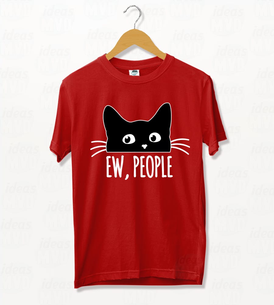 Remera Gatito Eww People (Colores)