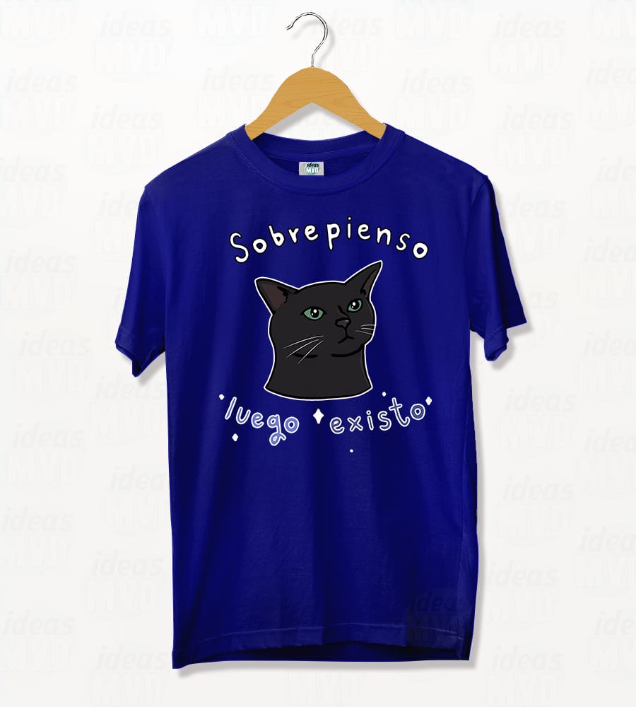 Remera Gatito Sobrepienso (Colores)