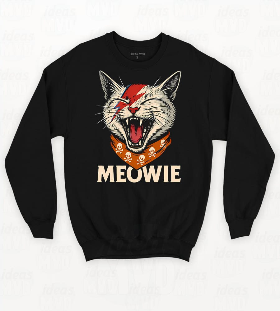 Buzo Gatito Meowie (Negro)