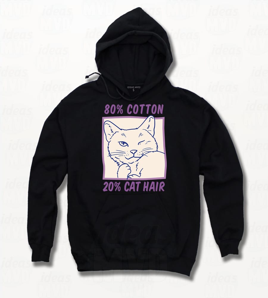 Canguro Gatito 80% Cotton (Negro)