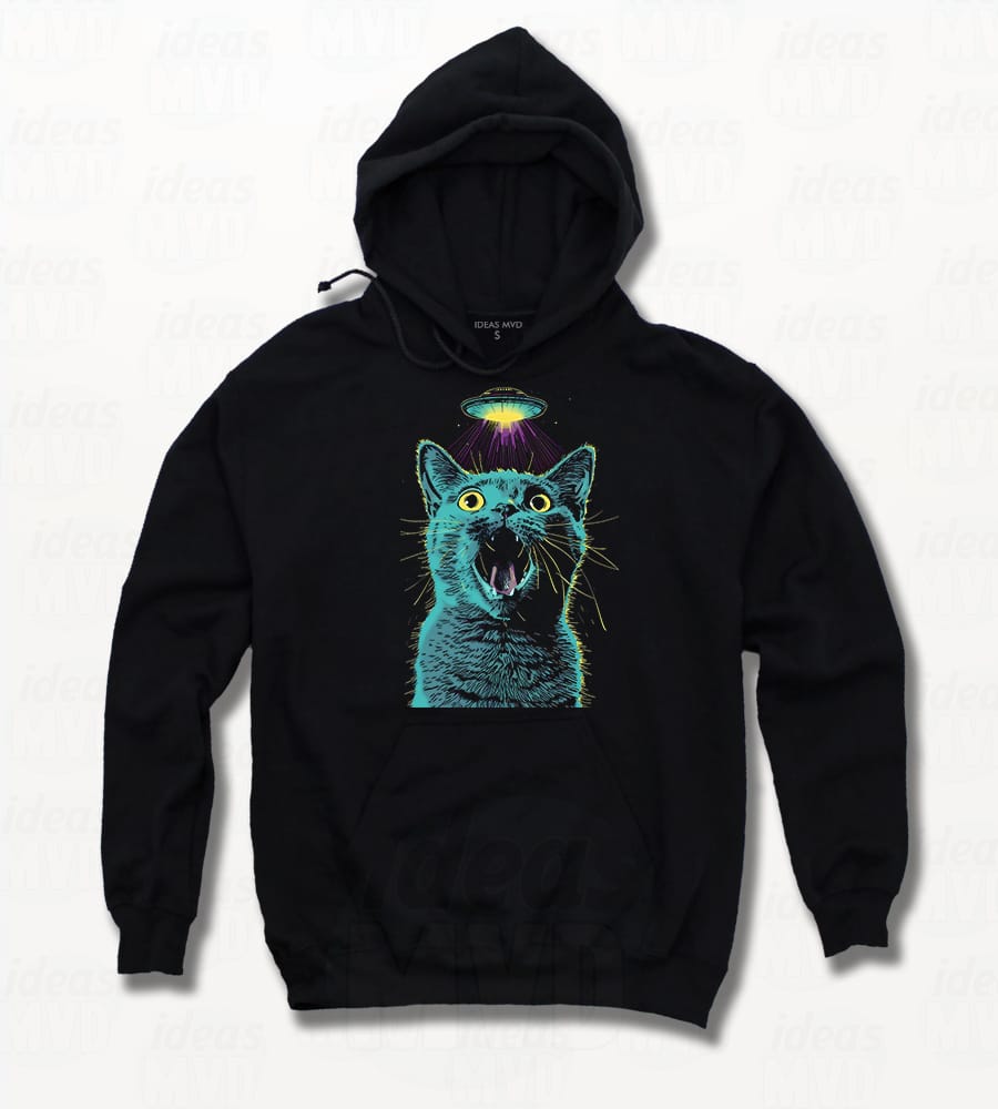 Canguro Gatito Ufo Alien (Negro)