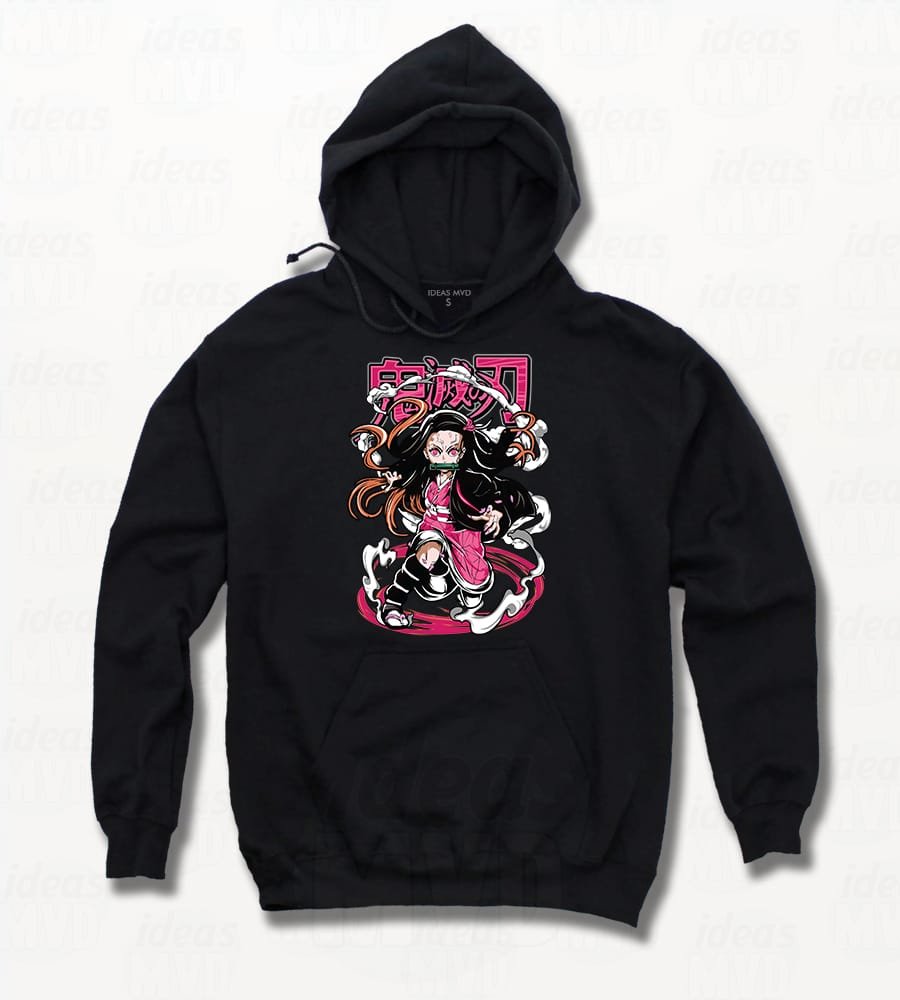 Canguro Demon Slayer Nezuko 05 (Negro)