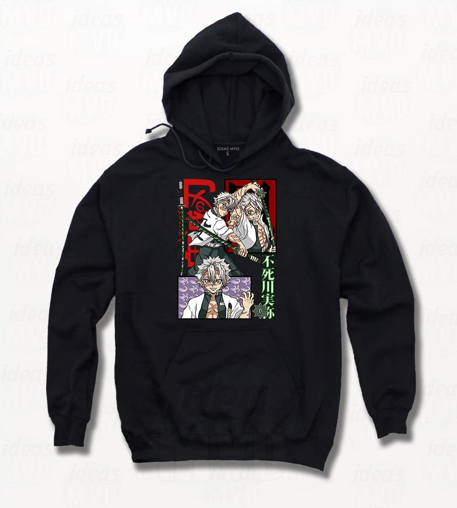 Canguro Demon Slayer Sanemi Shinazugawa (Negro)