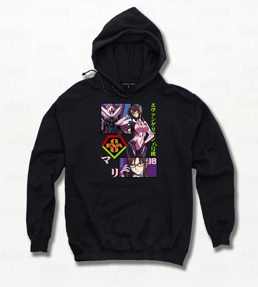 Canguro Evangelion Mari Makinami (Negro)