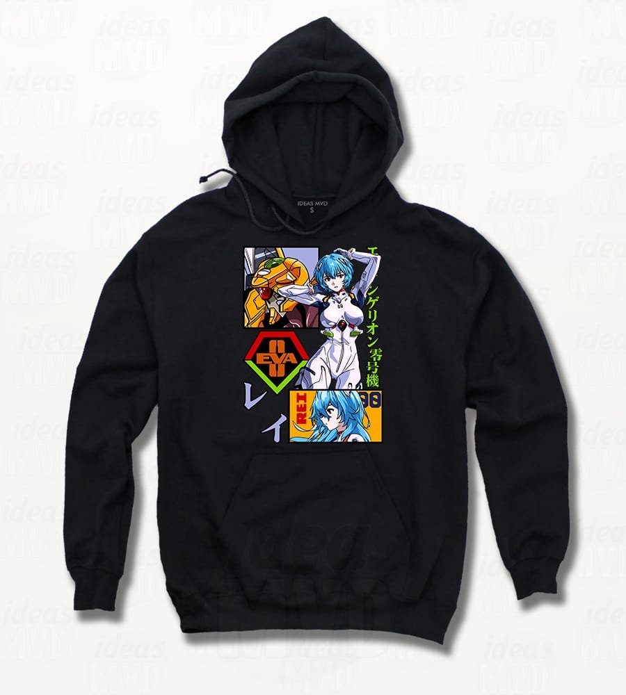 Canguro Evangelion Rei Ayanami 03 (Negro)