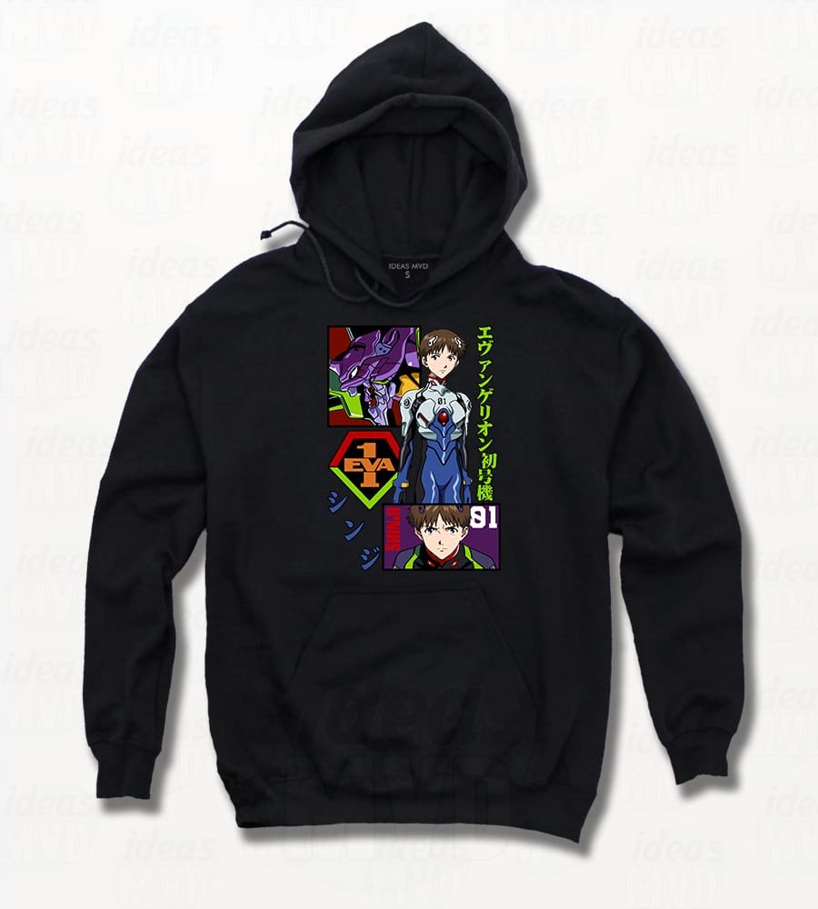 Canguro Evangelion Shinji Ikari (Negro)