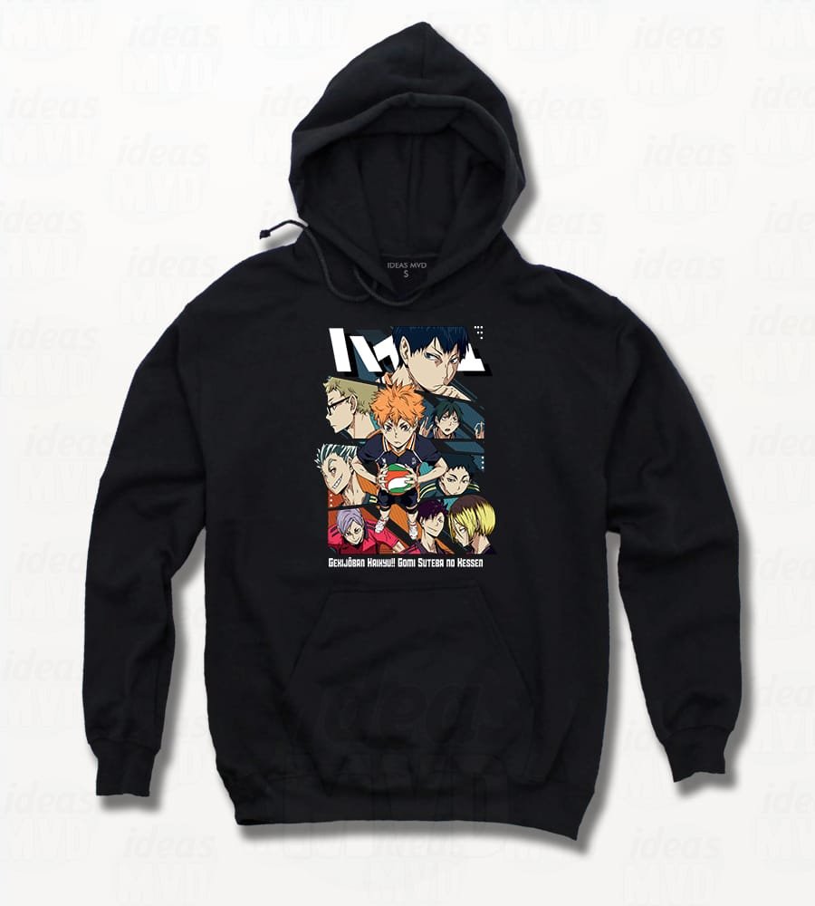 Canguro Haikyuu (Negro)