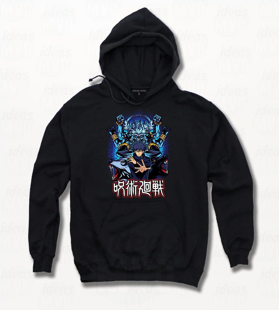 Canguro Jujutsu Kaisen Megumi Fushiguro 02 (Negro)