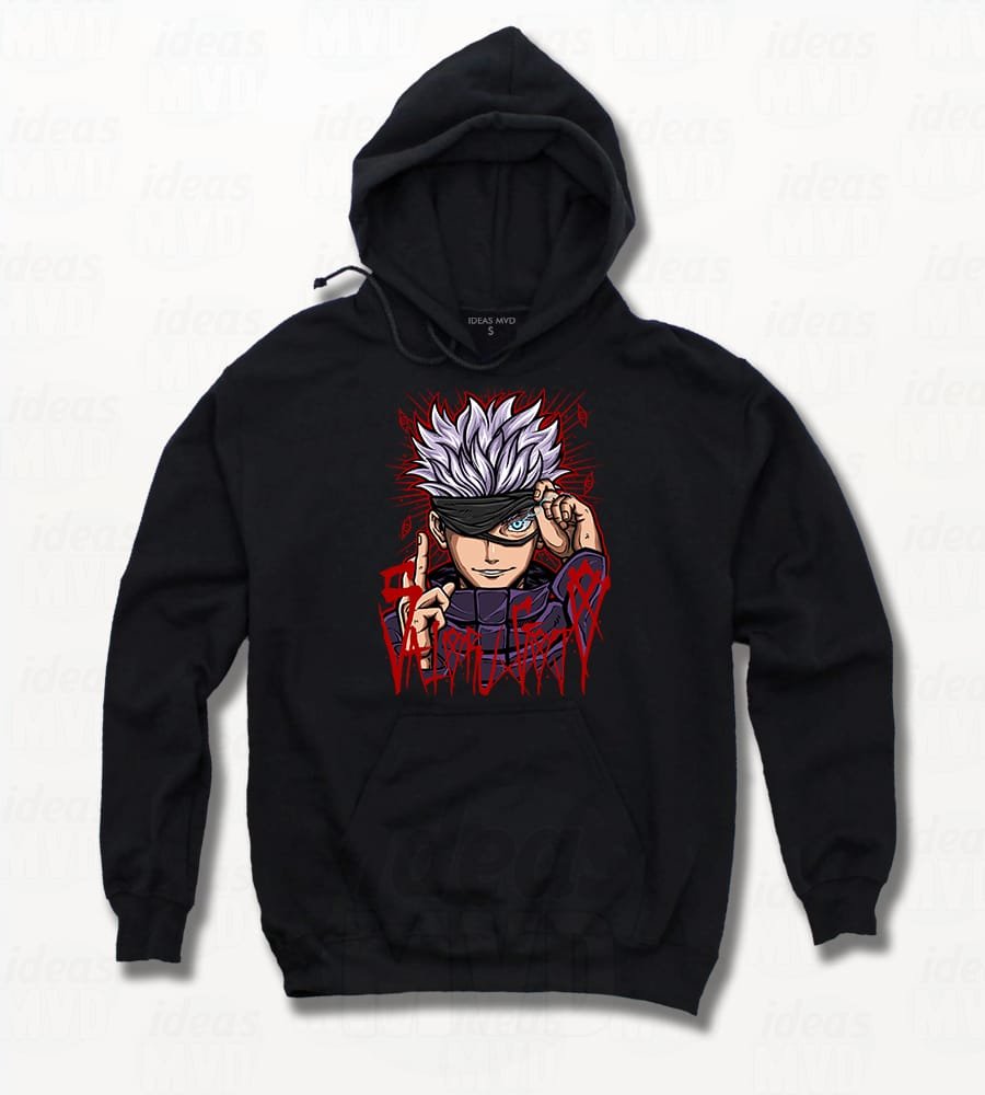 Canguro jujutsu kaisen Satoru Gojo 03 (Negro)