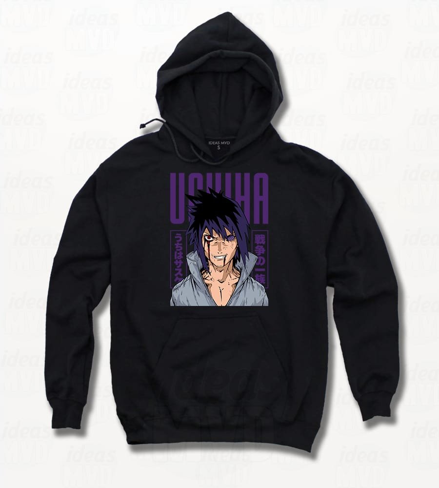 Canguro Naruto Sasuke 02 (Negro)