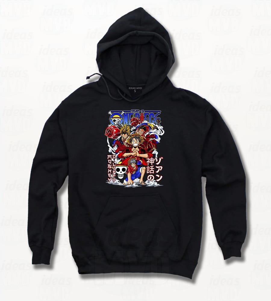 Canguro One Piece Luffy 02 (Negro)