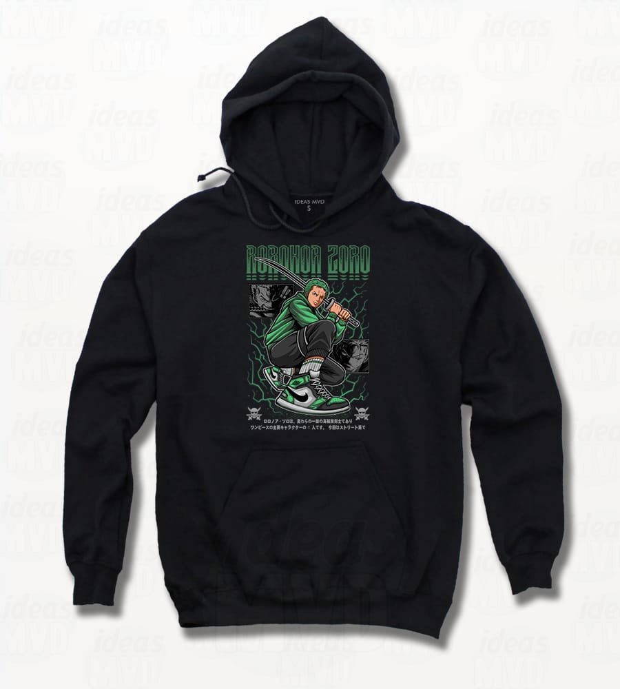 Canguro One Piece Zoro 02 (Negro)