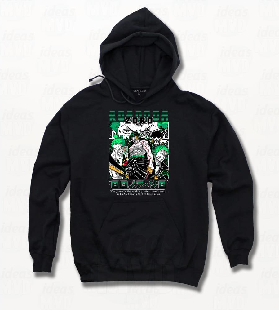 Canguro One Piece Zoro (Negro)