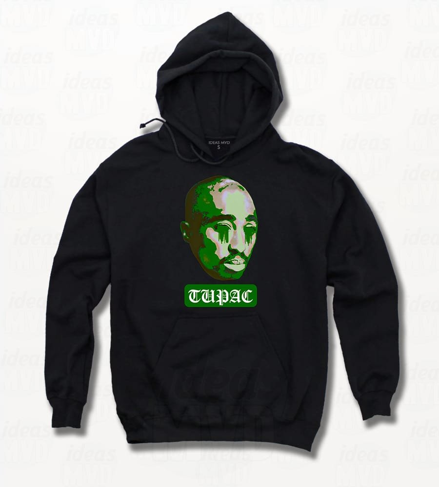 Canguro Tupac green (Negro)