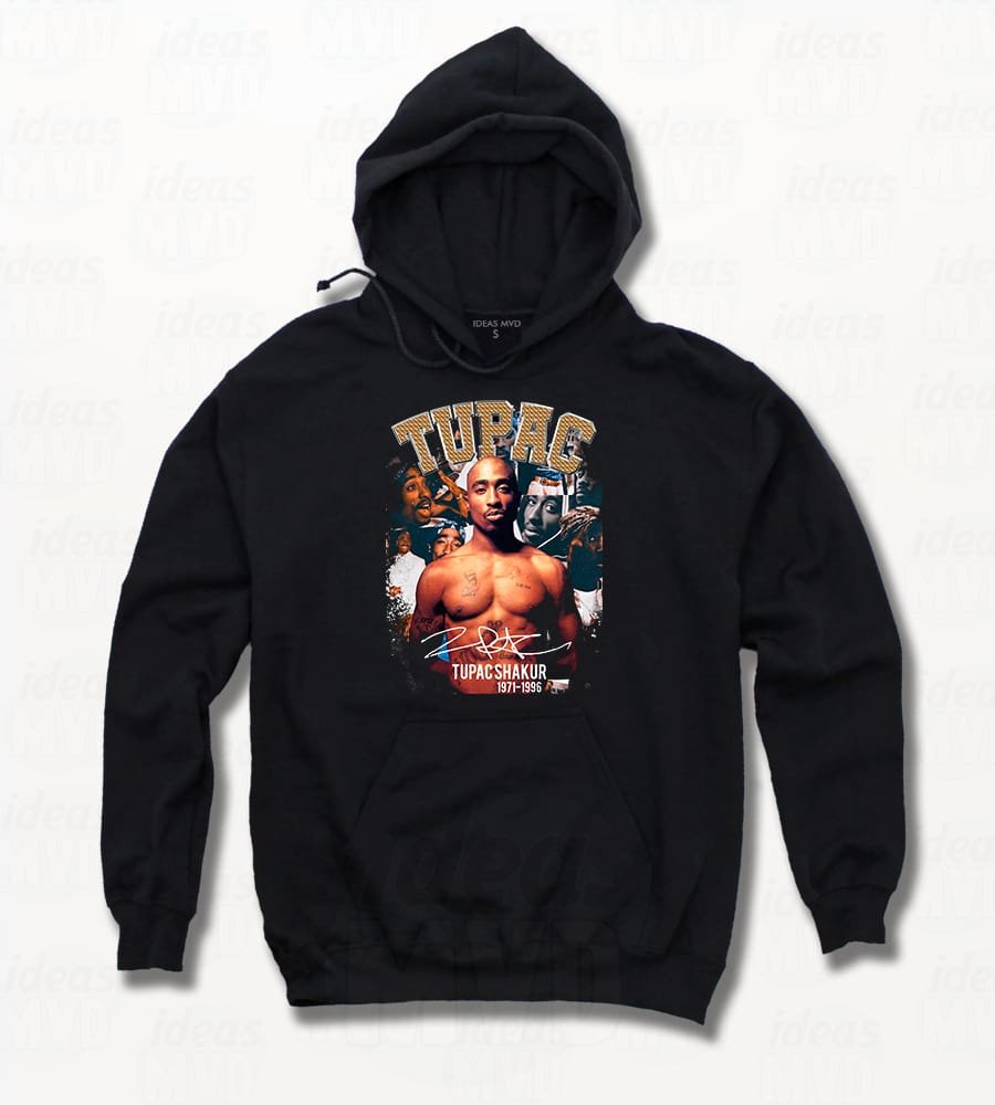 Canguro Tupac Shirtless (Negro)