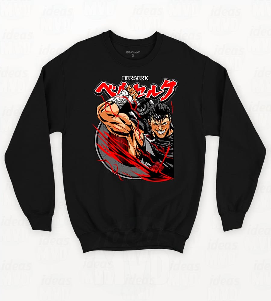 Buzo Berserk Guts 04 (Negro)