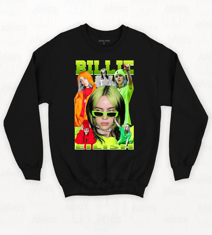 Buzo Billie Eilish 05 (Negro)