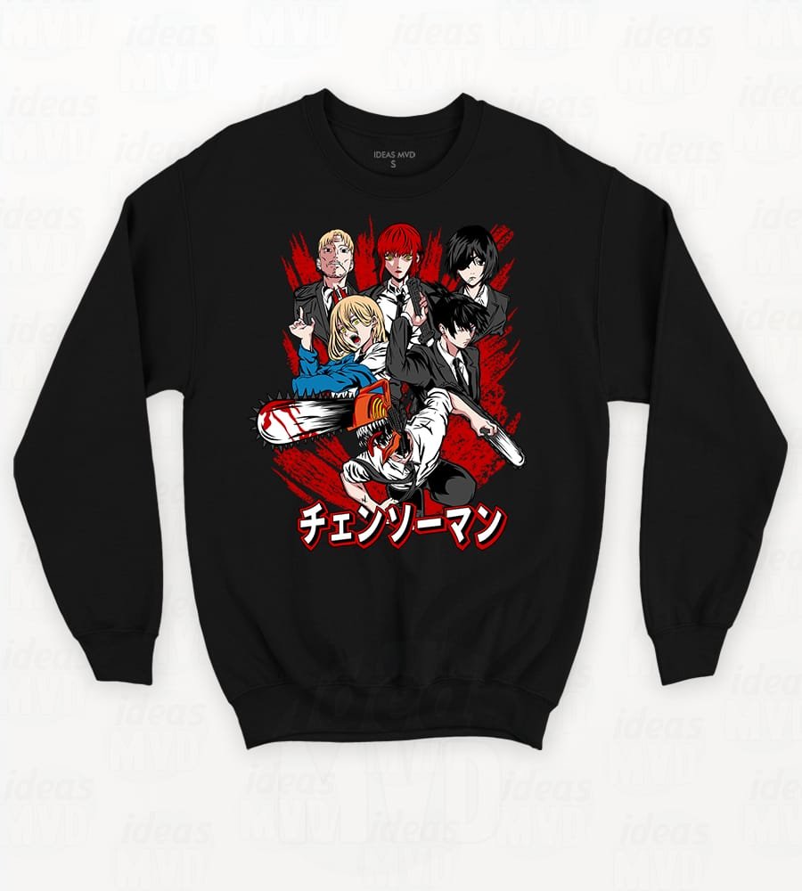 Buzo Chainsaw Man 03 (Negro)