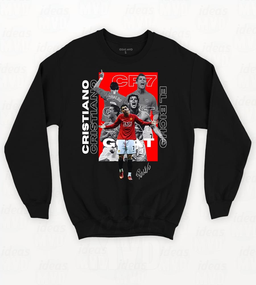 Buzo Cristiano Ronaldo (Negro)