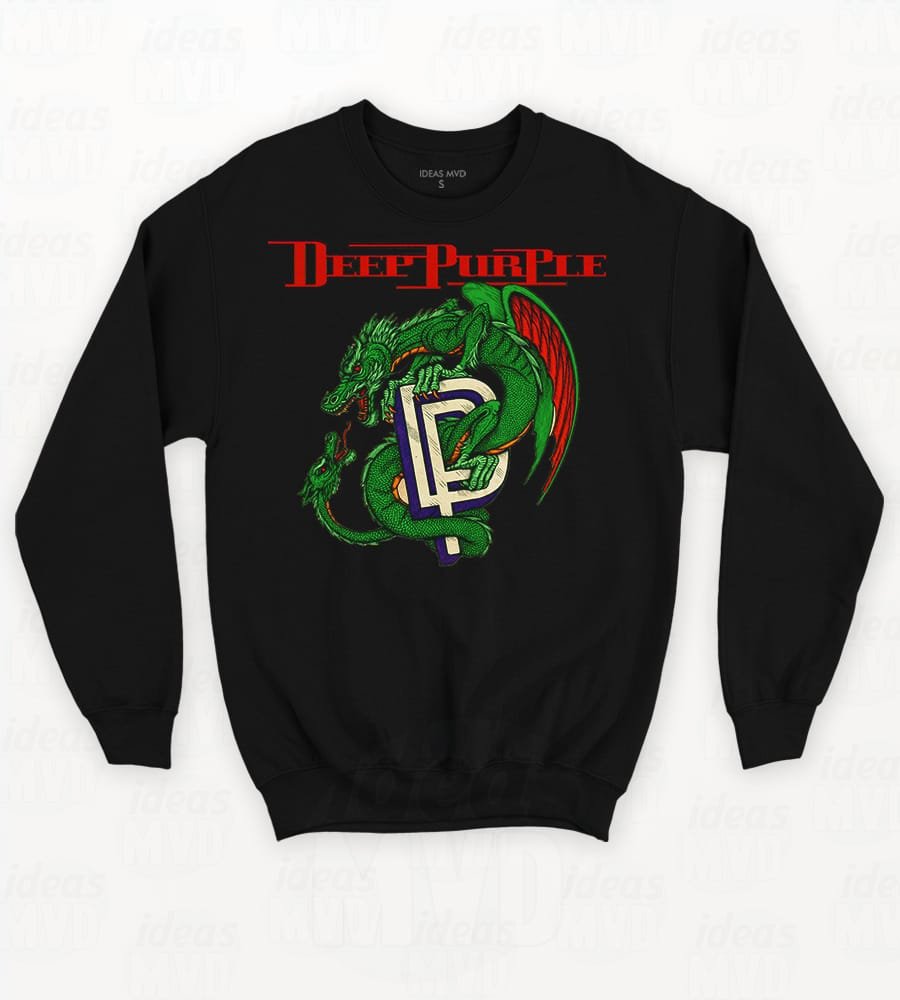 Buzo Deep Purple (Negro)