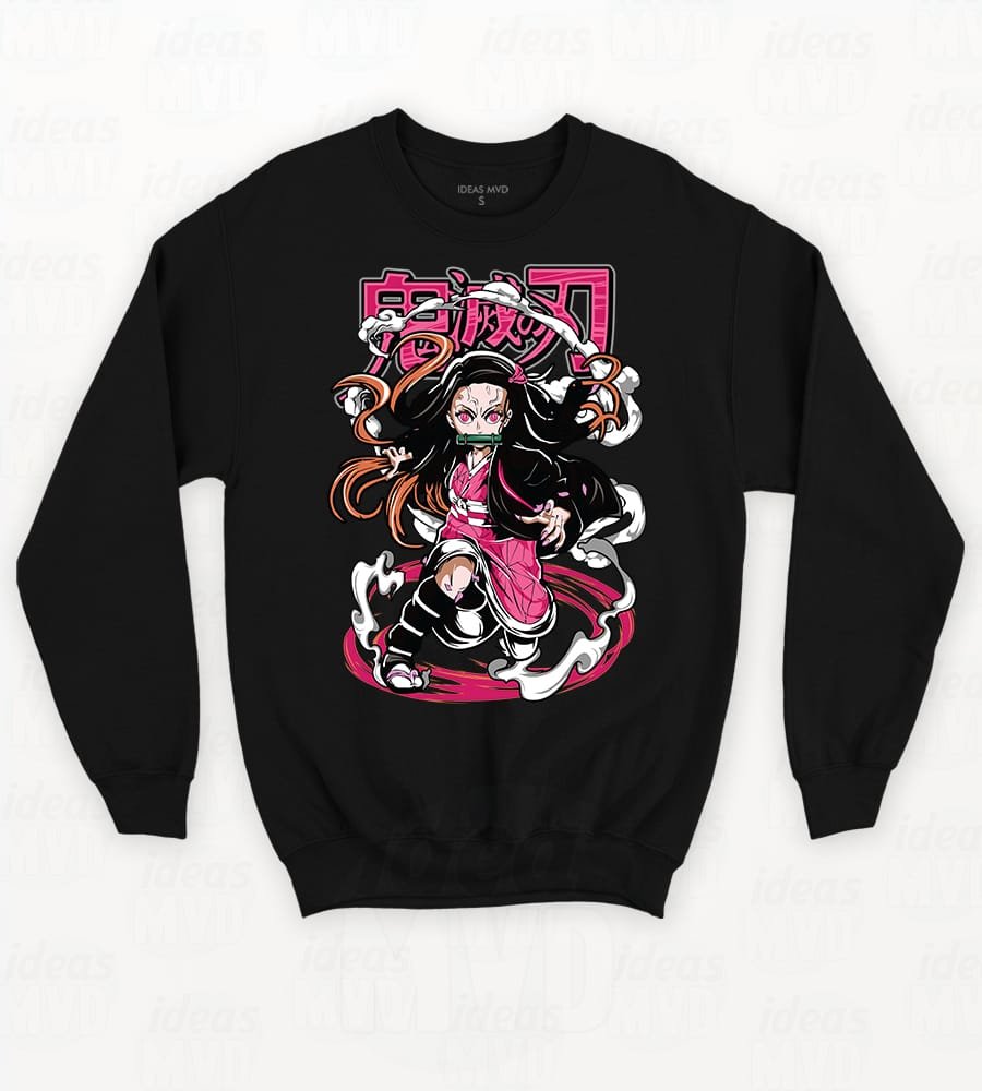 Buzo Demon Slayer Nezuko 05 (Negro)