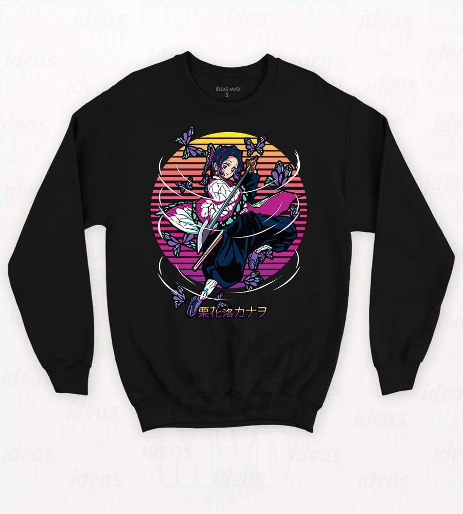 Buzo Demon Slayer Shinobu Kocho 02 (Negro)