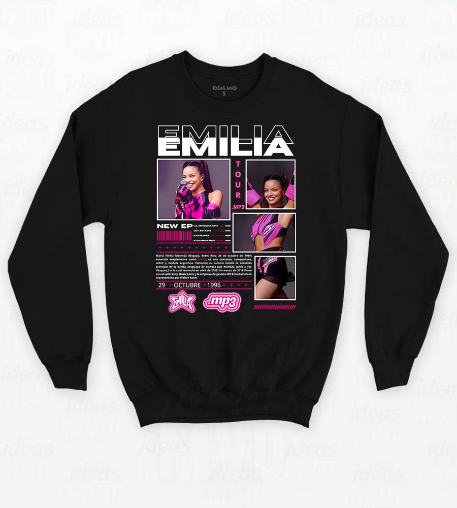 Buzo Emilia Mernes (Negro)