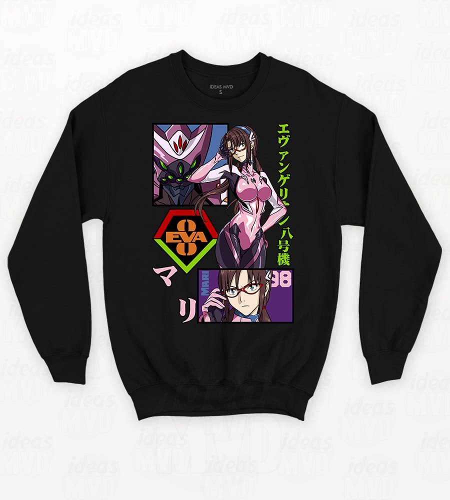 Buzo Evangelion Mari Makinami (Negro)