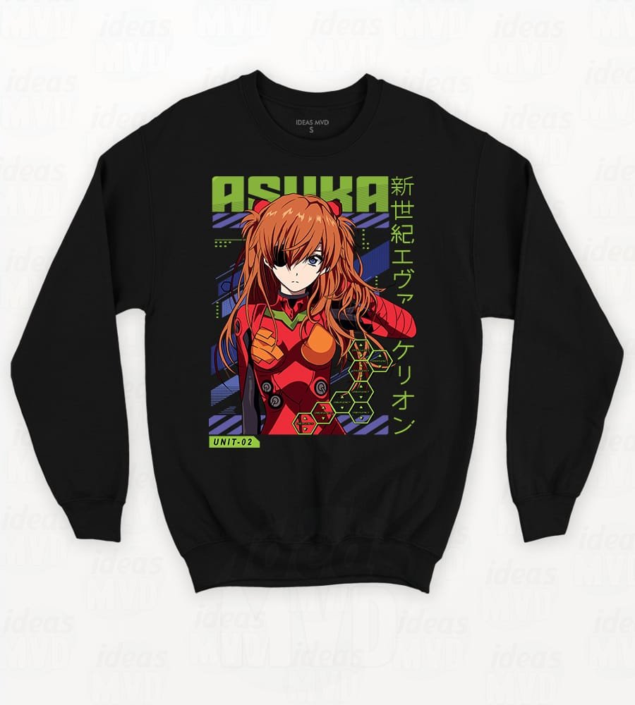 Buzo Evangelion Asuka (Negro)