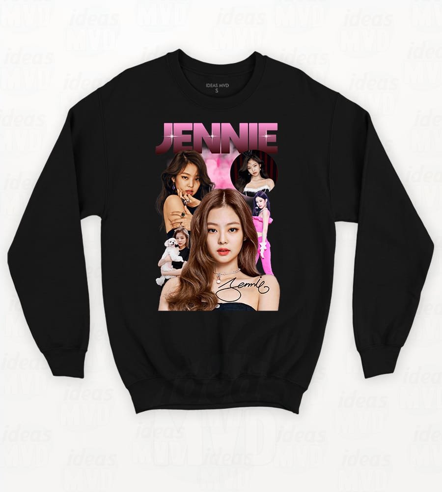Buzo Black Pink Jennie (Negro)