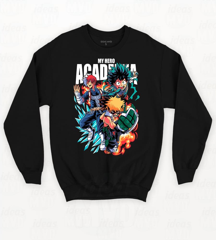 Buzo My Hero Academy (Negro)