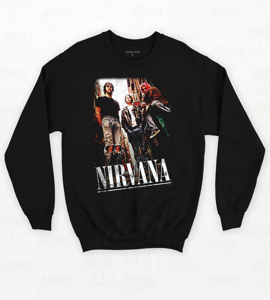 Buzo Nirvana 04 (Negro)