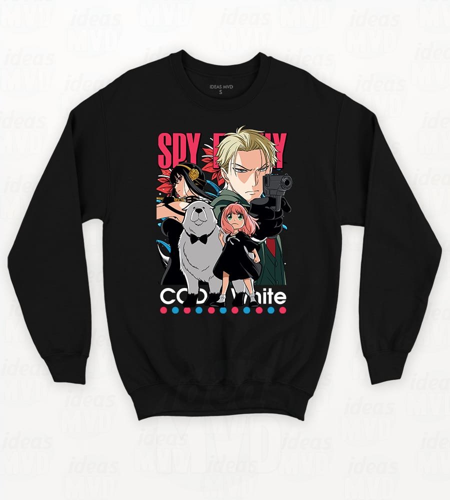 Buzo Spy Family 02 (Negro)