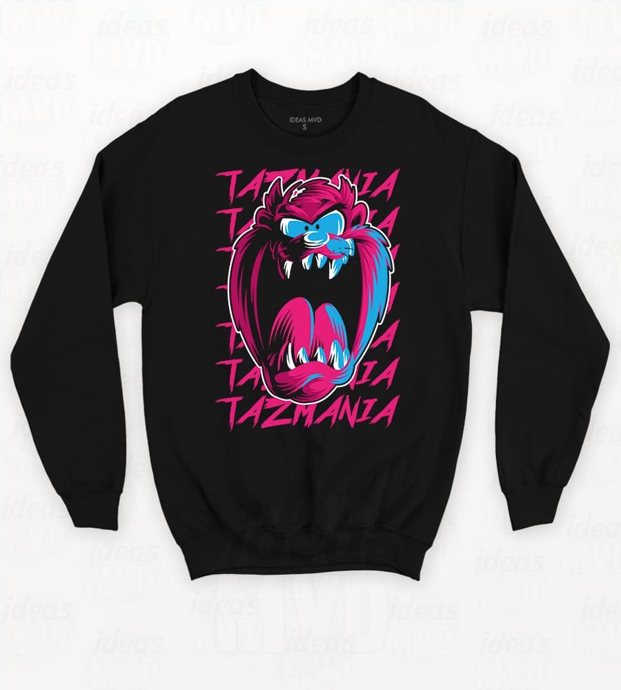 Buzo Demonio De Tazmania (Negro)