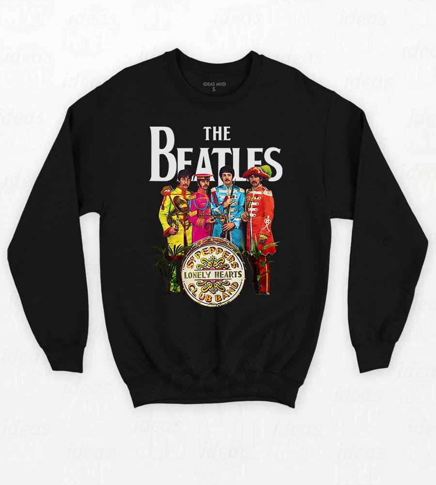 Buzo The Beatles 02 (Negro)