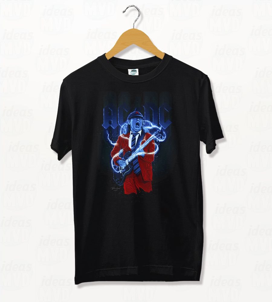 Remera ACDC 02 (Negra)