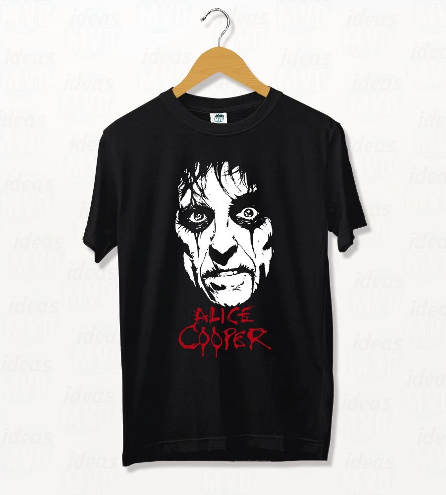 Remera Alice Cooper (Negra)