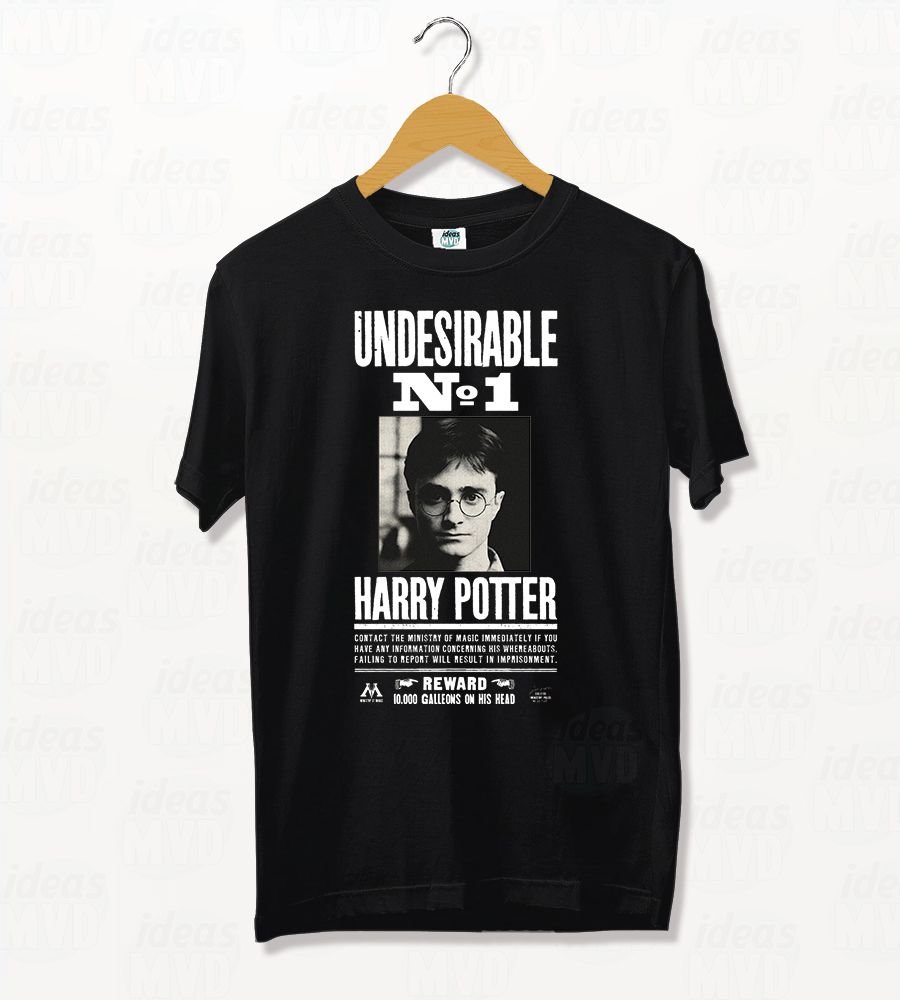 Remera Harry Potter (Negra)