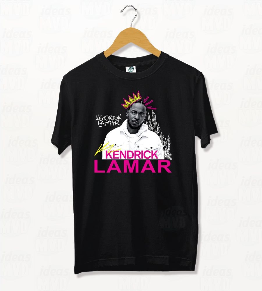 Remera Kendrick Lamar 04 (Negra)