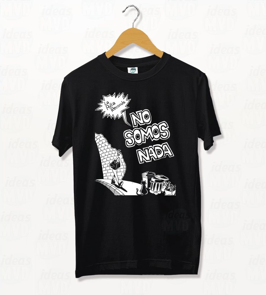 Remera La Polla Records No Somos Nada (Negra)