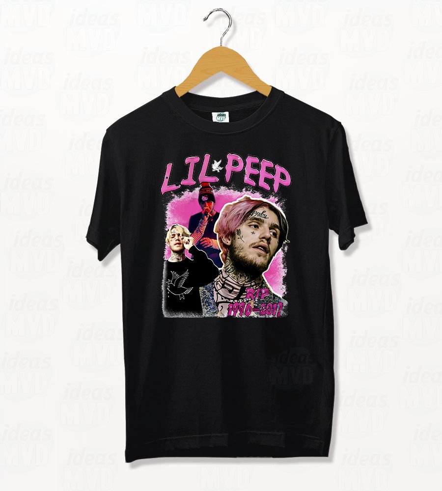 Remera Lil Peep 02 (Negra)
