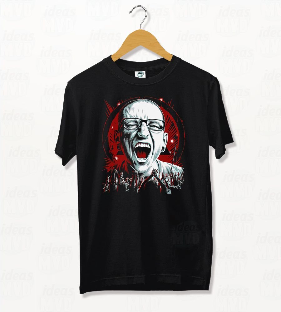 Remera Linkin Park Chester (Negra)