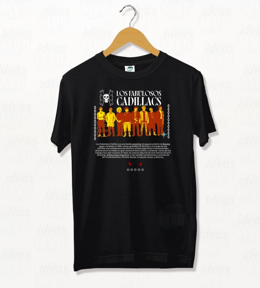 Remera Los Fabulosos Cadillacs (Negra)