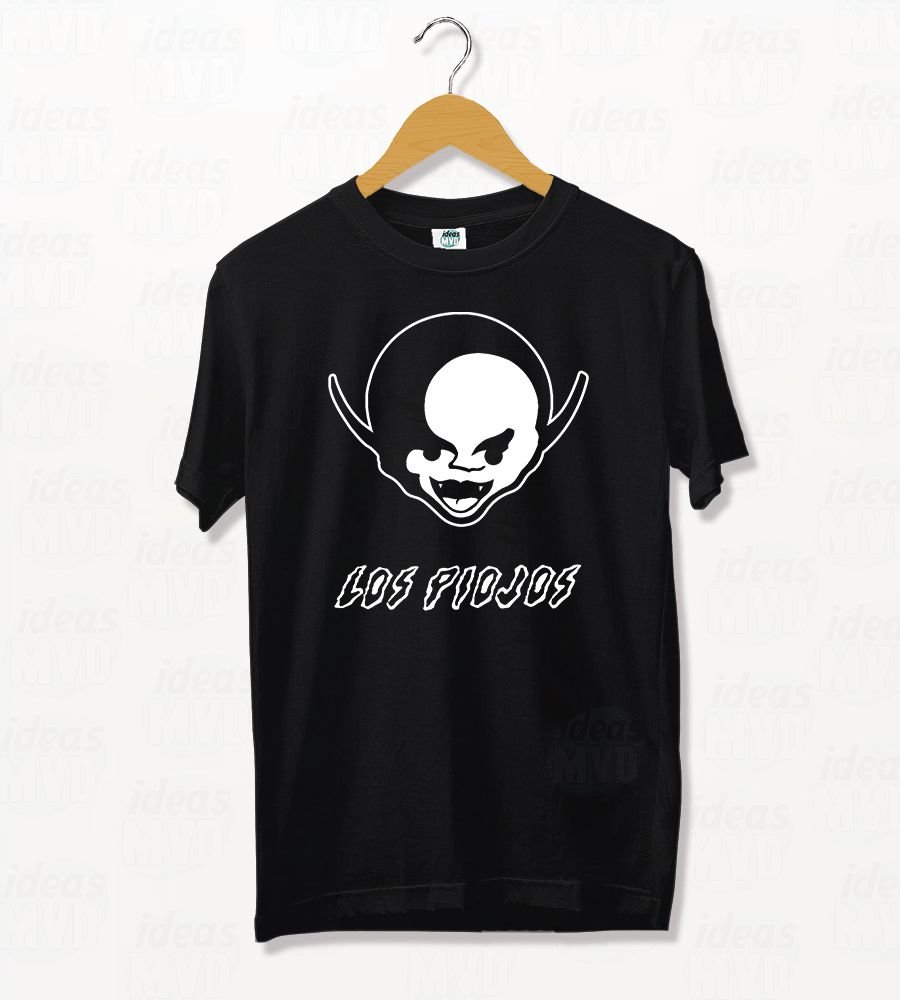 Remera Los Piojos (Negra)