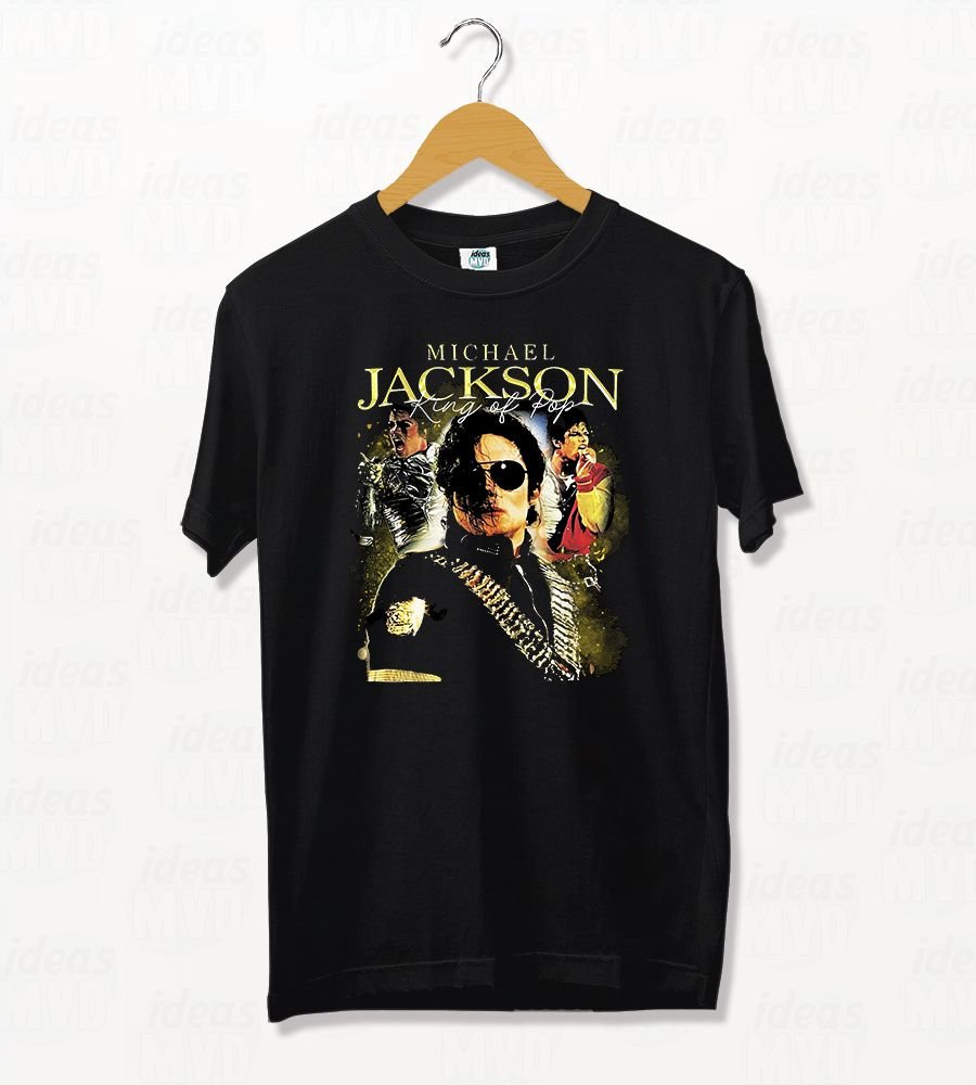 Remera Michael Jackson 03 (Negra)