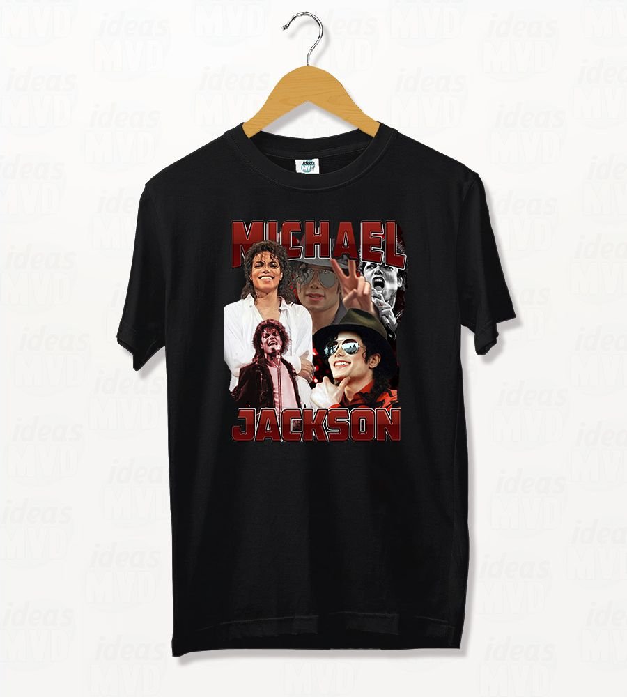 Remera Michael Jackson (Negra)