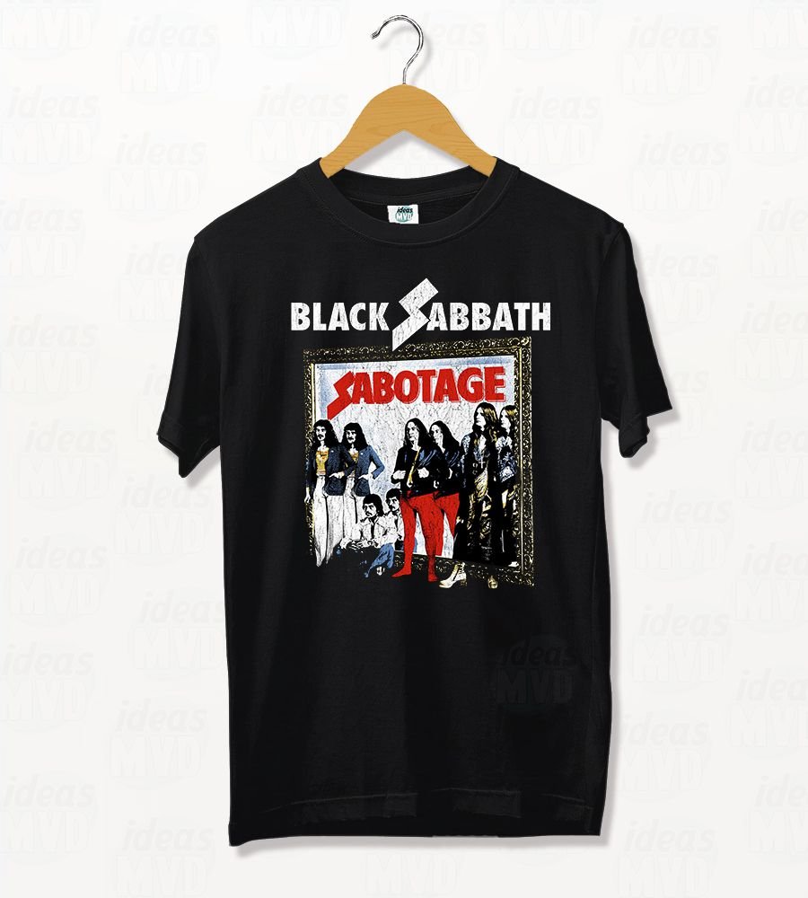 Remera Black Sabbath Sabotage (Negra)