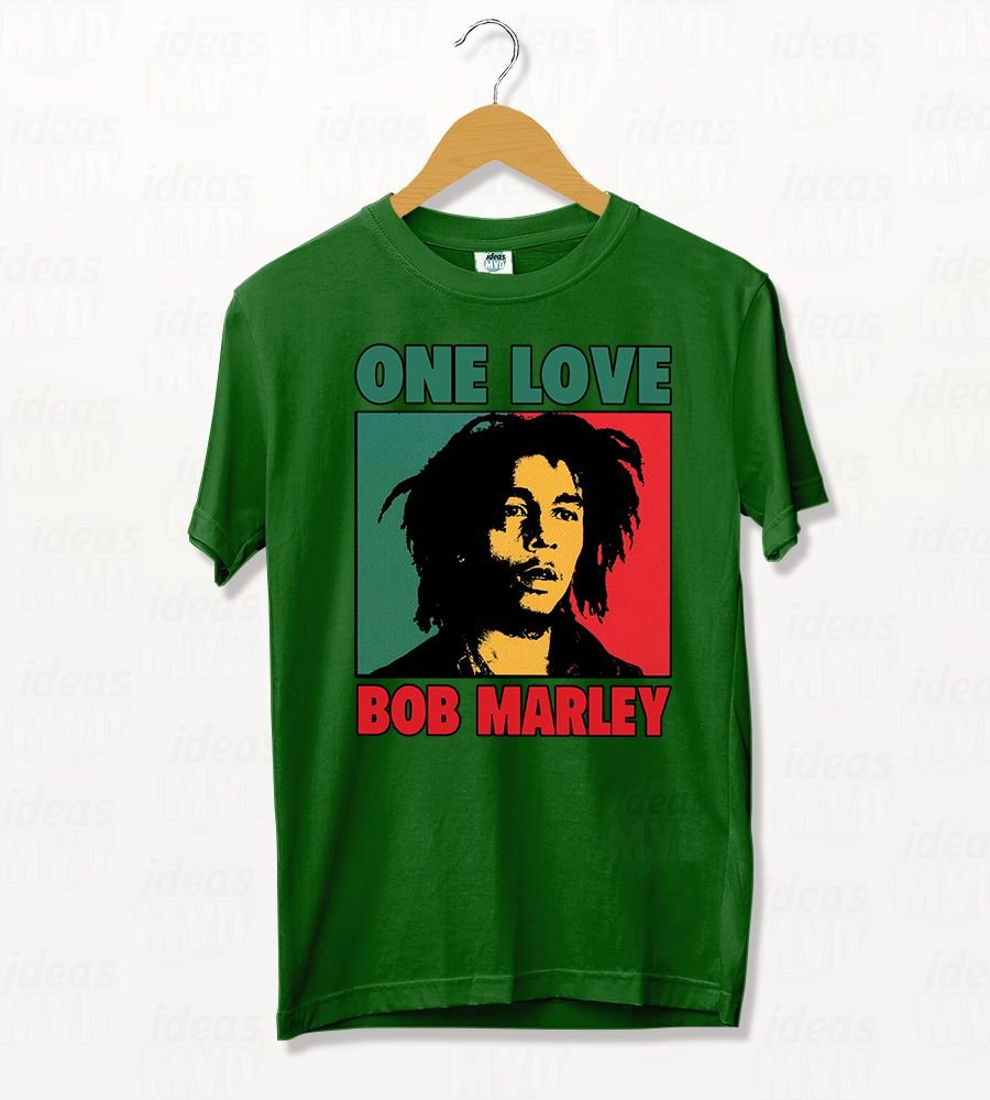 Remera Bob Marley One Love (Colores)